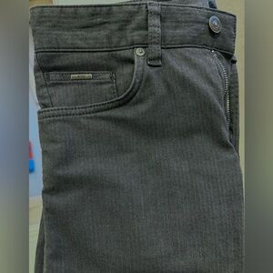 BOSS Charcoal Herringbone Pants